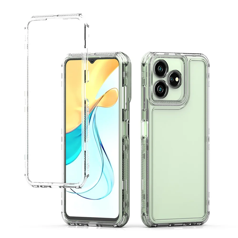 Phone Case Protector Cover PMMA TPU three-in-one Case for ZTE Axon 50 Lite Axon 60 Lite Axon50