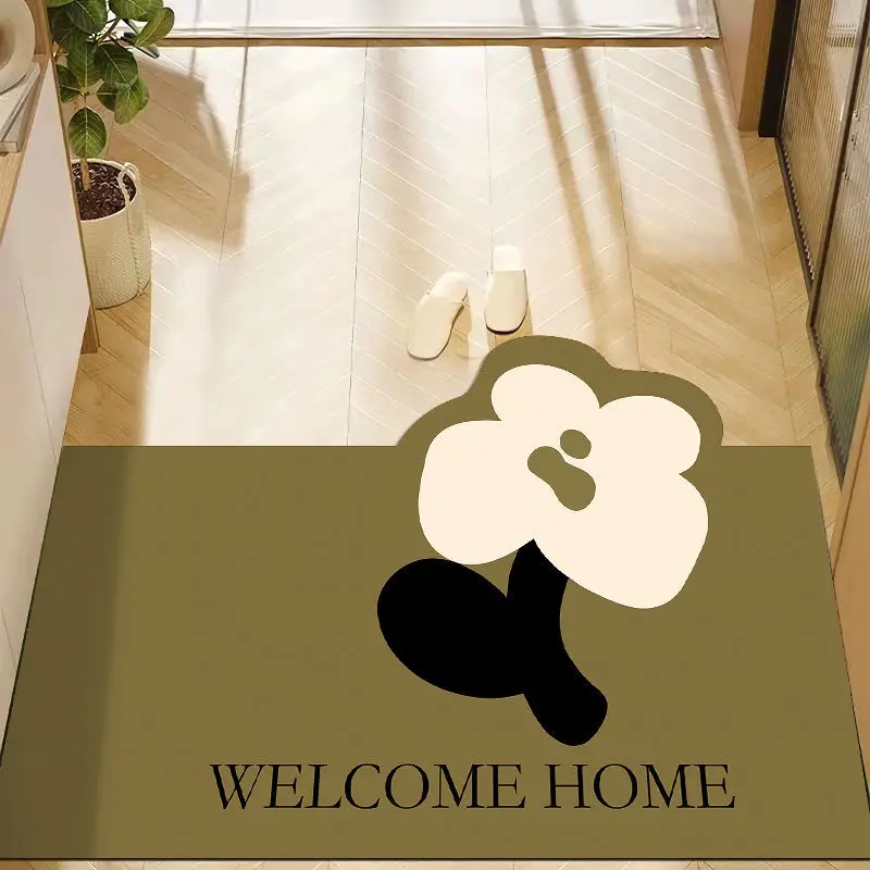 

The entrance mat can be cut to prevent slipping Rug