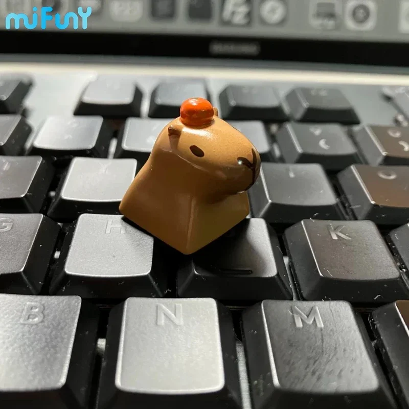 

MiFuny Keycap аниме милый крокодил капибара клавиатура CapClay колпачок под заказ Kawaii Key Cap механическая клавиатура аксессуары подарок