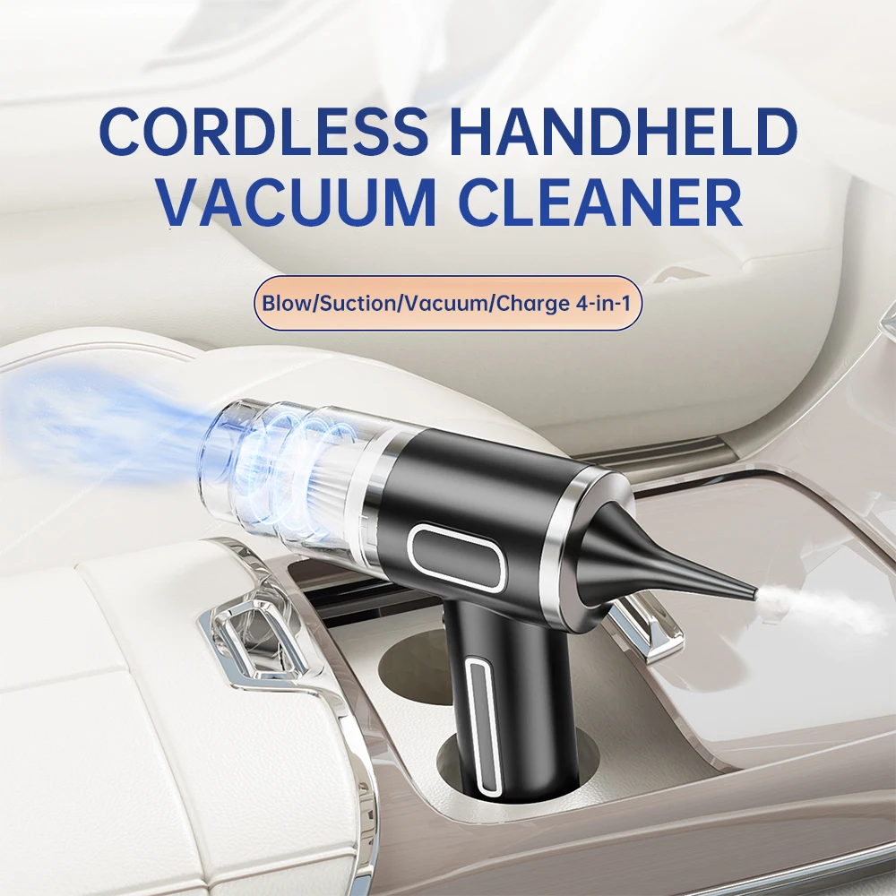 NEW Car Wireless Vacuum Cleaner Wet Dry Vacuum Cleaner Cordless Handheld Auto Vacuum Home & Car Dual Use Mini Vacuum Cleaner