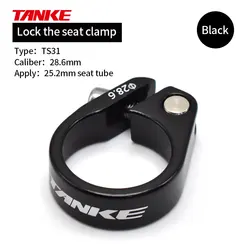 Ultralight Aluminum Alloy Bicycle Seatpost Clamp with Quick Release (TS-31 28.6mm black)