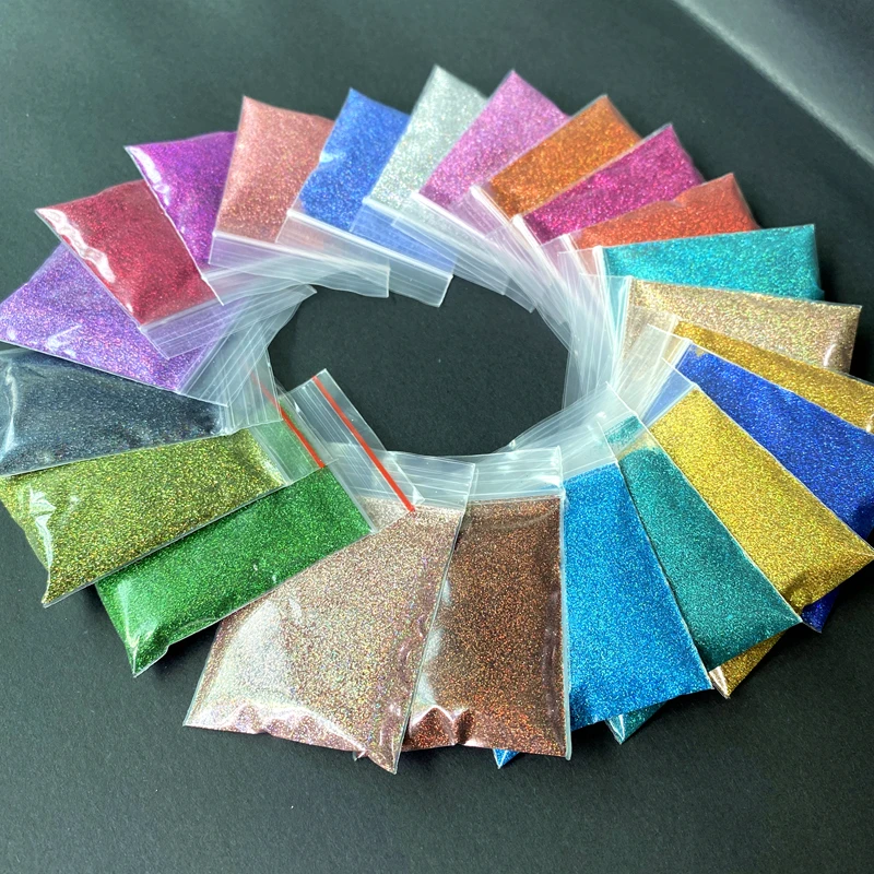 10g/bag Holographic Rose Gold Nail Glitter Powder Manicure Gel Polish Nail Art Glitter Decoration Crafts nail powder gel nail polish nail glitter nail decoration nail decorations