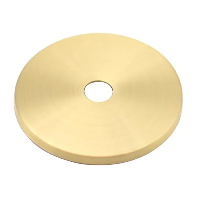 Desk lamp hardware accessories M10 hole Brass Folded Round Cap Glass Ceramic Mouth Cap Hollow Tube Sealing Round Sheet Lighting Accessories DIY Lampshade Cover