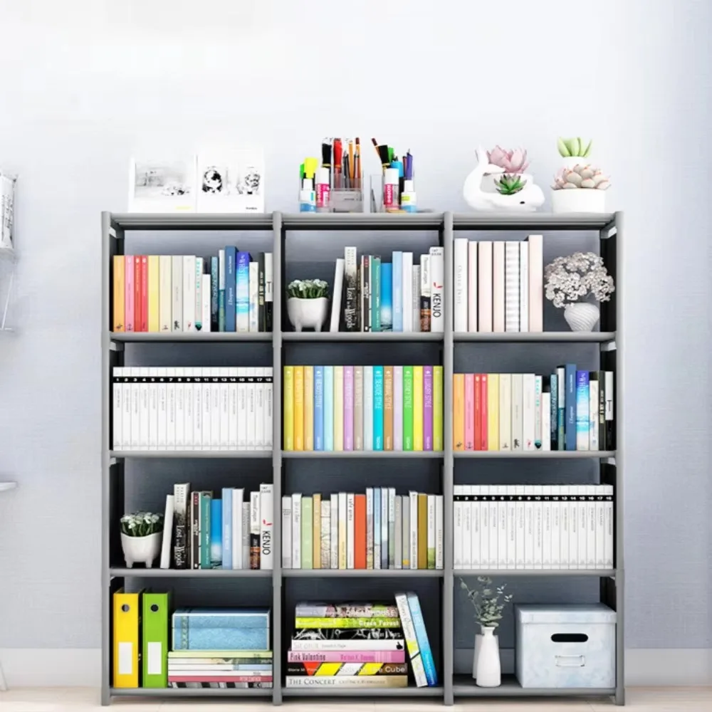 Simple Bookshelf Multi-function Sturdy And Stable Shelf Easy To Move Storage Rack Minimally Designed Floor To Ceiling Bookshelf 6