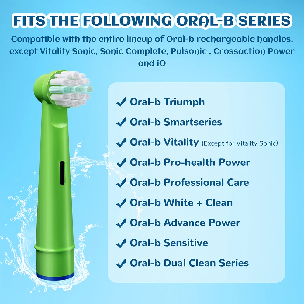 4/12/20 Pcs Compatible with Oral B Electric Toothbrush Replacement Toothbrush Brush Heads, Toothbrush Head Refills for Pro 1000