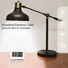 Mini LCD Digital Clock Bedroom Simple Small Electronic Watch Portable Old Man Big Word Table Student Exam Mute Desktop Clock 2