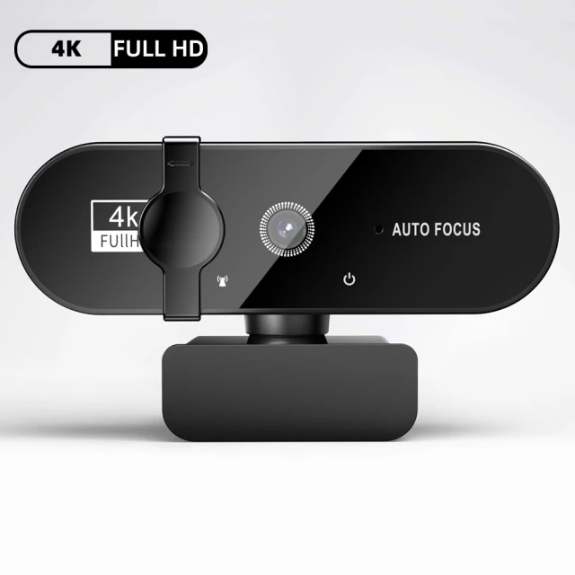 Ultra HD USB Webcam with Microphone and Auto Focus