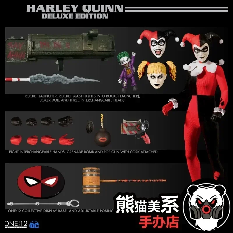 Originale In Magazzino Mezco One:12 Dc Batman Harley Quinn Joker Donna Statua Action Figures Deluxe Edition Model Doll Toys Gift
