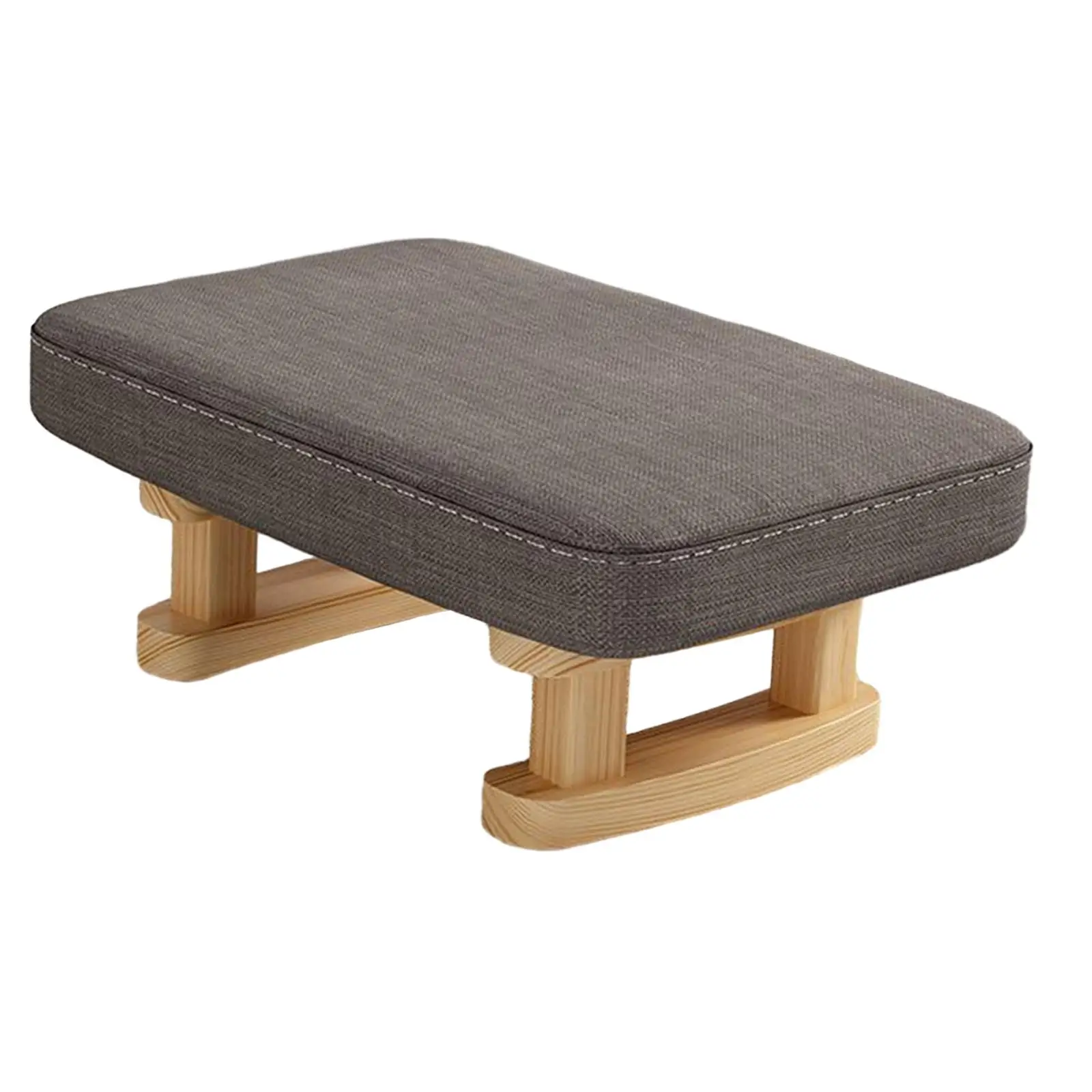 Dining Stool Foot Pads Rectangle Short Step Stool 41x30x18cm Soft Padded For Tearoom Couch