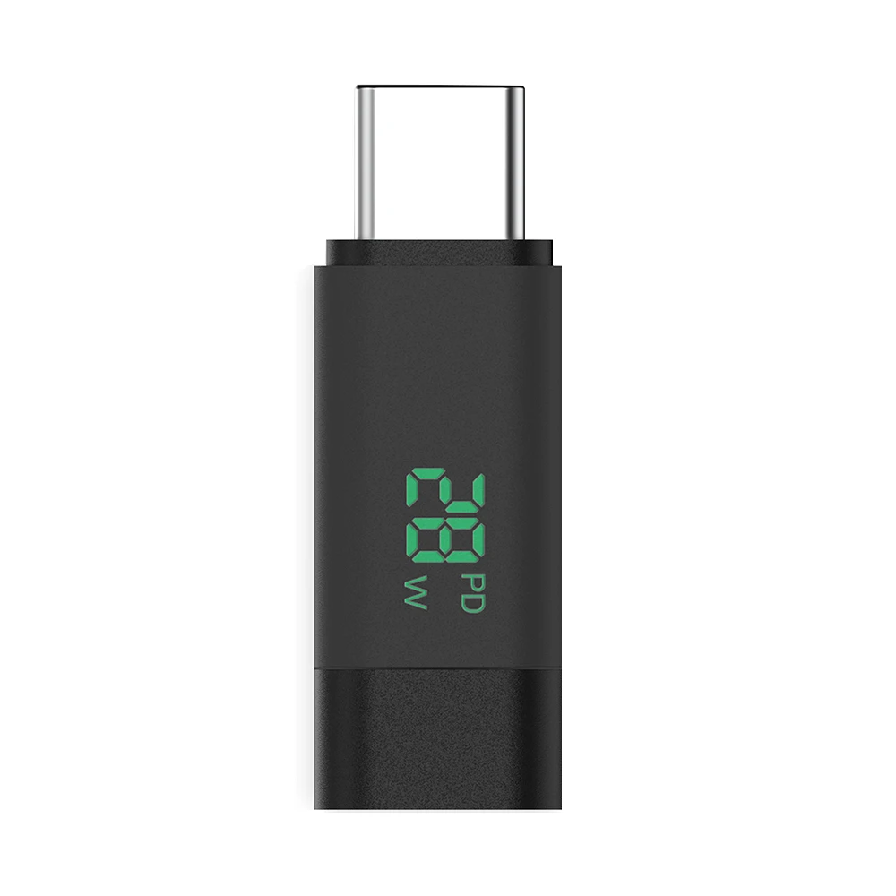 99W güç dijital ekran tip C tipi C adaptörü için USB tip C kablo tipi C tipi C kablo hızlı şarj kablosu görünür