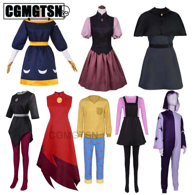 

CGMGTAN Anime Kids Adult The Owl Cosplay House Amity Hunter Luz Noceda Cosplay Costume Outfits Halloween Carnival Suit for Girls