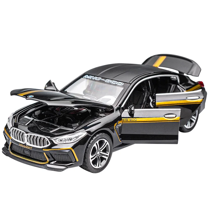 1/32 BMW MH8 800 Manhart Diecast Car Toy For Children Miniature