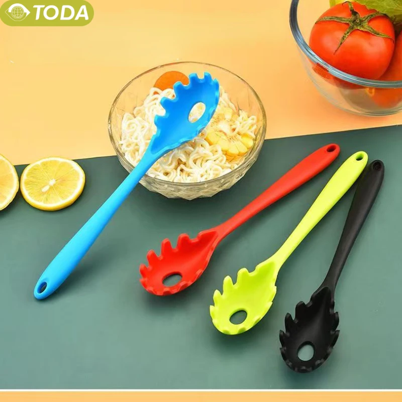 Pasta Spoon Large Spaghetti Spoon For Home Cooking Silicone Powder Claw Heat Resistant Pasta Tool 1 Pc