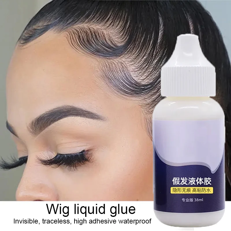 Wig Adhesive Woven Hair, CD Silicone Breast Skin Specific, Waterproof And Sweat, Invisible Traceless And Gentle 38ml Bottle