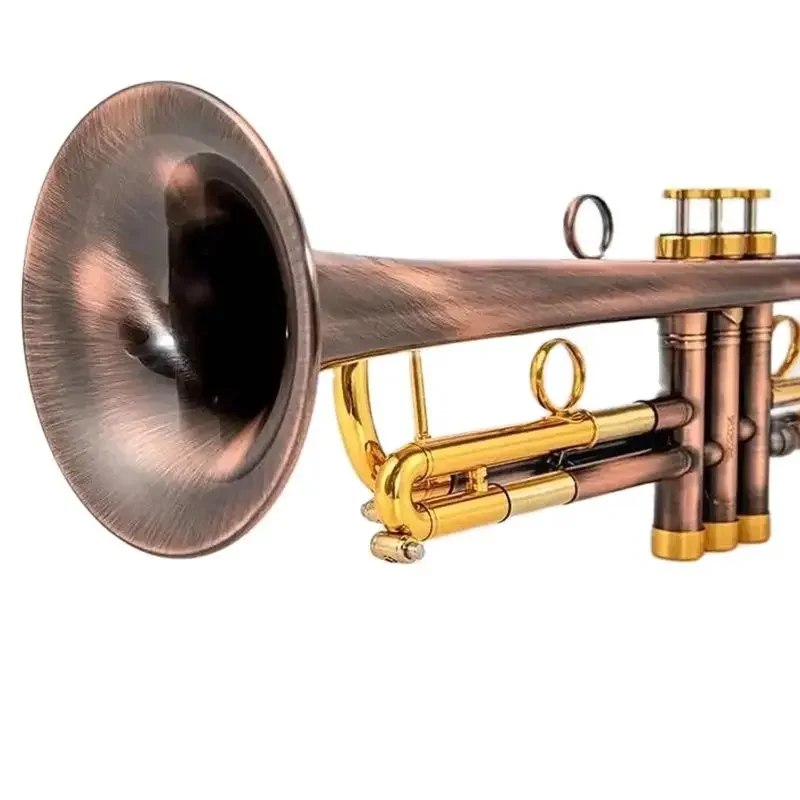 USA high quality Trumpet Model 43 B tune Gold copper LT180S-43 Trumpete trompete with Original Case
