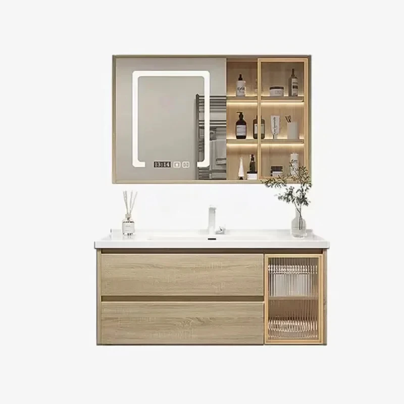 Armadietto Display Mobiletto Del Bagno Scaffali Wc Armadio Mobiletto Del Bagno Lavabo In Legno Badezimmer Schrank Mobili Per La Casa