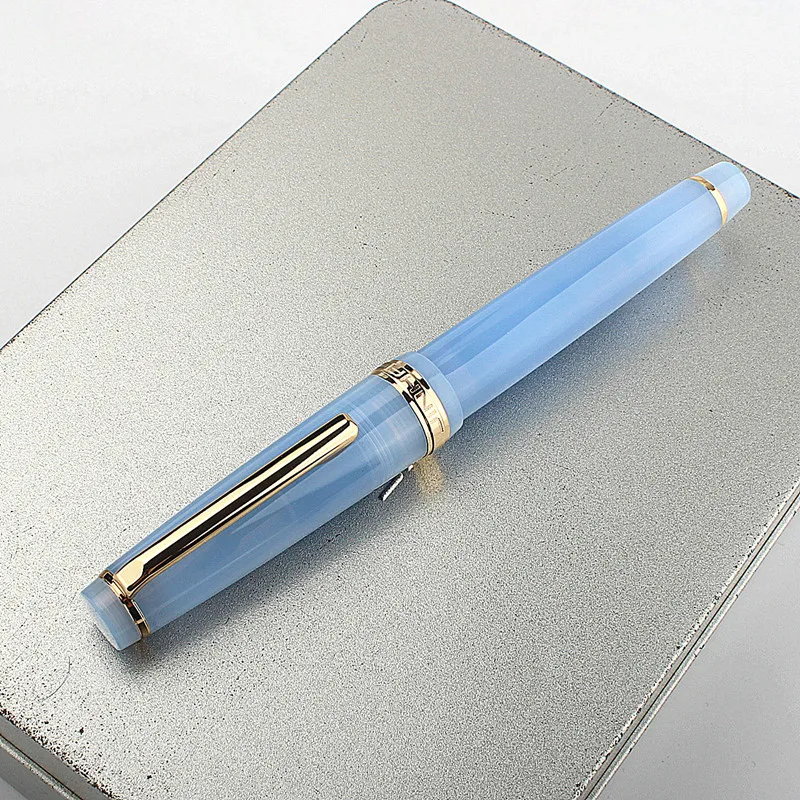 New Jinhao 82 transparent Fountain Pen Acrylic F Nib School Office Supplies Business Writing Ink Pens