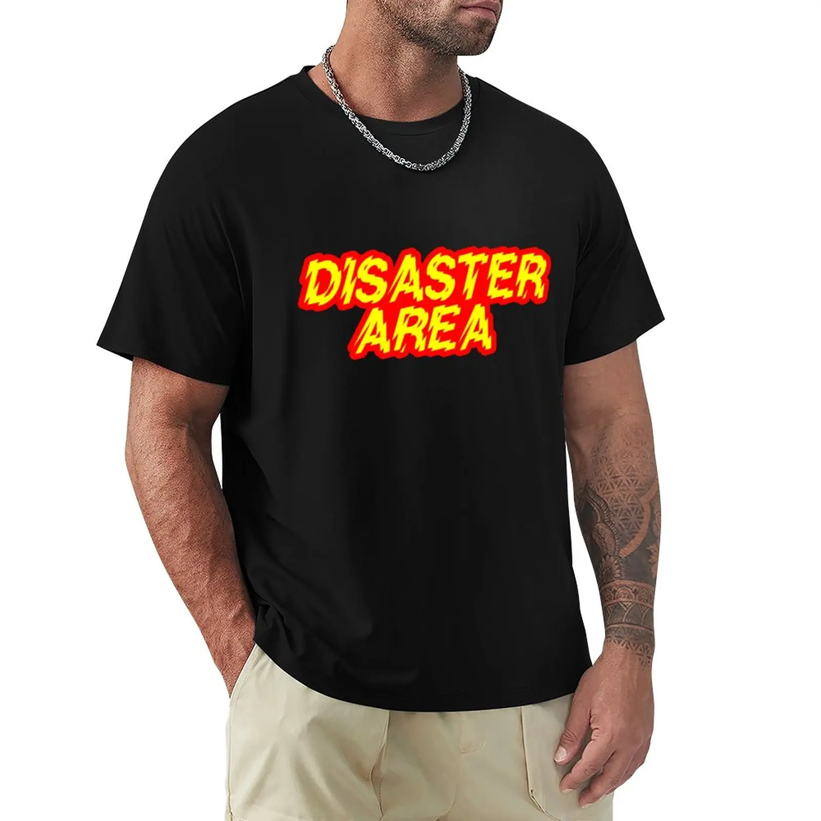 

Disaster Area - Generally regarded as not only the loudest rock band in the Galaxy, but also as being the loudest noise T-Shirt
