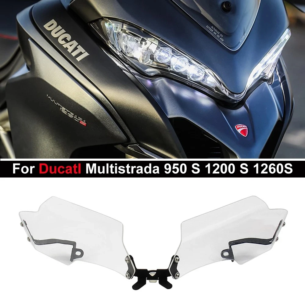 

Grille Headlight Protector Guard Lense Cover Fit For DucatI Multistrada 950 S 1200 S 1260S Acrylic Motorcycle Accessories Grille