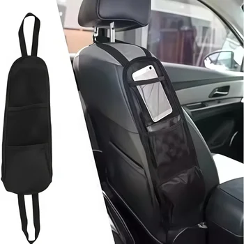 Organizer per Sedile Auto - Tasca Laterale per Bottiglie d'Acqua, Telefoni e Oggetti Essenziali | Accessorio Universale per Auto per l'Organizzazione degli Interni