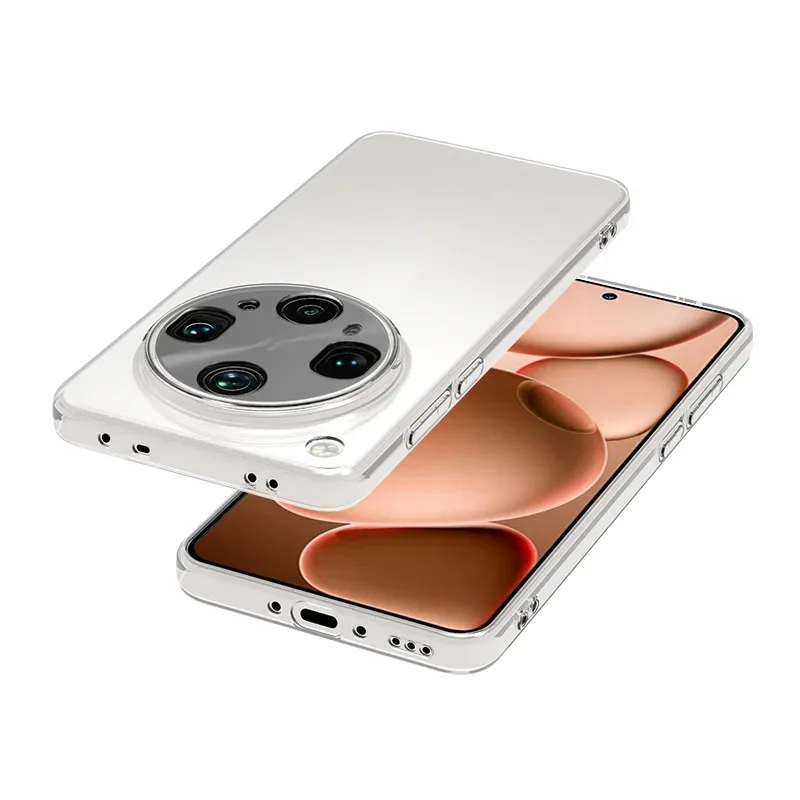 Clear Transparent Soft TPU Phone Case - Simple Slim Design