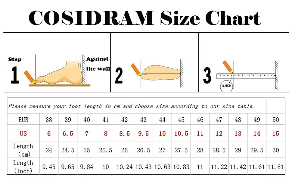 size table
