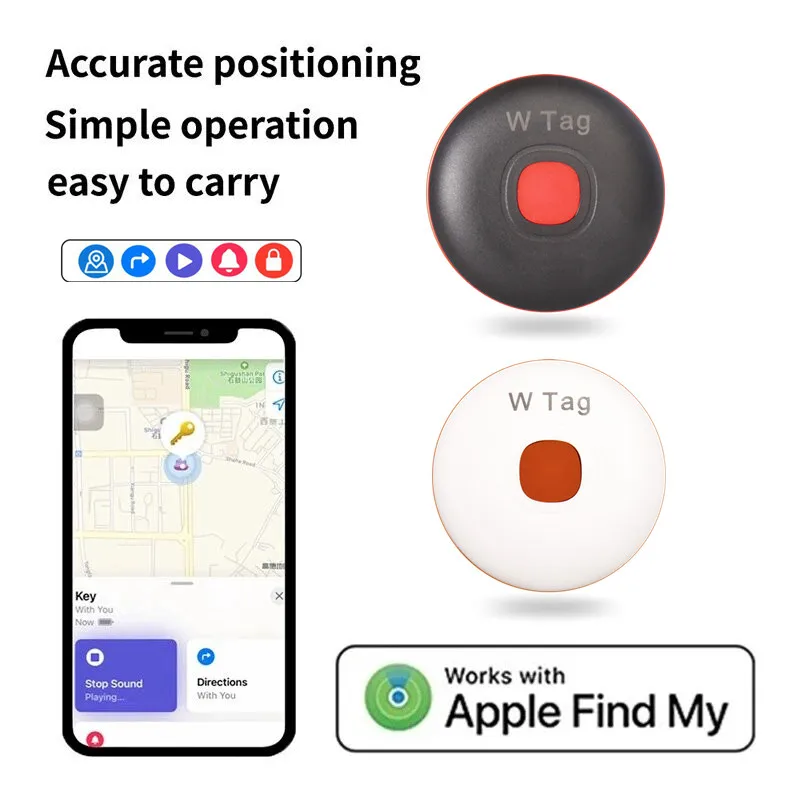 GPS Locator Key Finder Anti Lost Tracker Anti Lose Tracker Item Locator Anti Lost Locator Key Chain Locator Airtag GPS Tracker Smart Tag Bluetooth Tracking Device