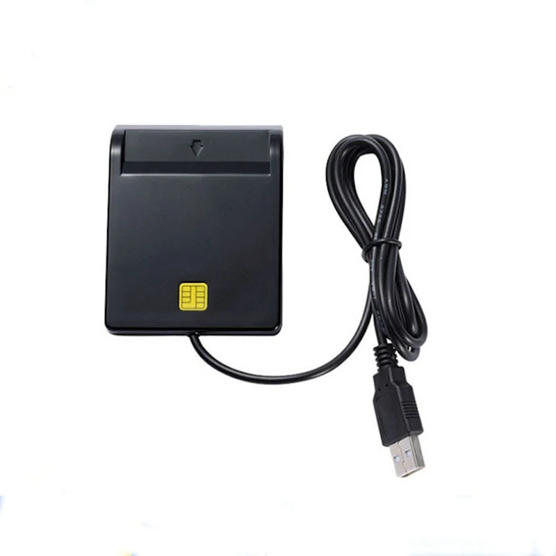 

USB Smart Card Reader For Bank Card IC/ID EMV Card Reader High Quality For Windows 7 8 10 For Linux OS USB-CCID ISO 7816