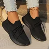 Spring New Women Mesh Breathable Casual Lace-up Vulcanized Shoes Ladies Platform Single Sneakers Plus Size 43 Female Flats 5