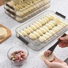 Dumpling box Storage refrigerator multi-layer cold quick freezing special food Wonton dumplings fresh-keeping sealed storage box 3