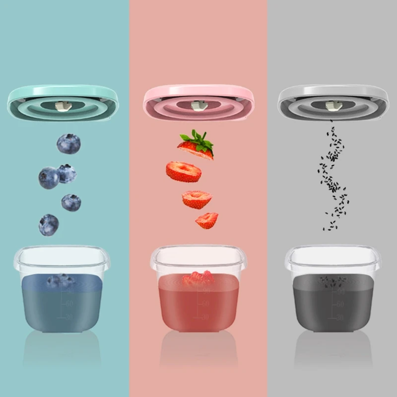 

6 Pcs/Set Baby Food Organizer Freezing Cubes Tray Pots Freezer Storage Plastic Containers