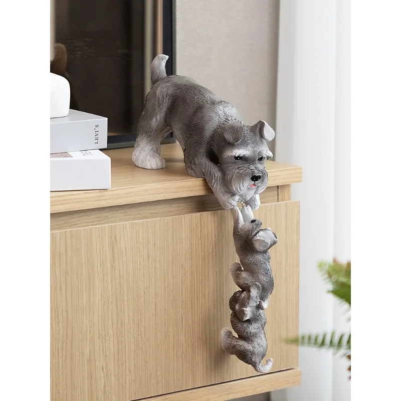

Gathering puppy table ornaments, hallways, living rooms, bedrooms, home resin decorations, animal knick-knacks, gifts