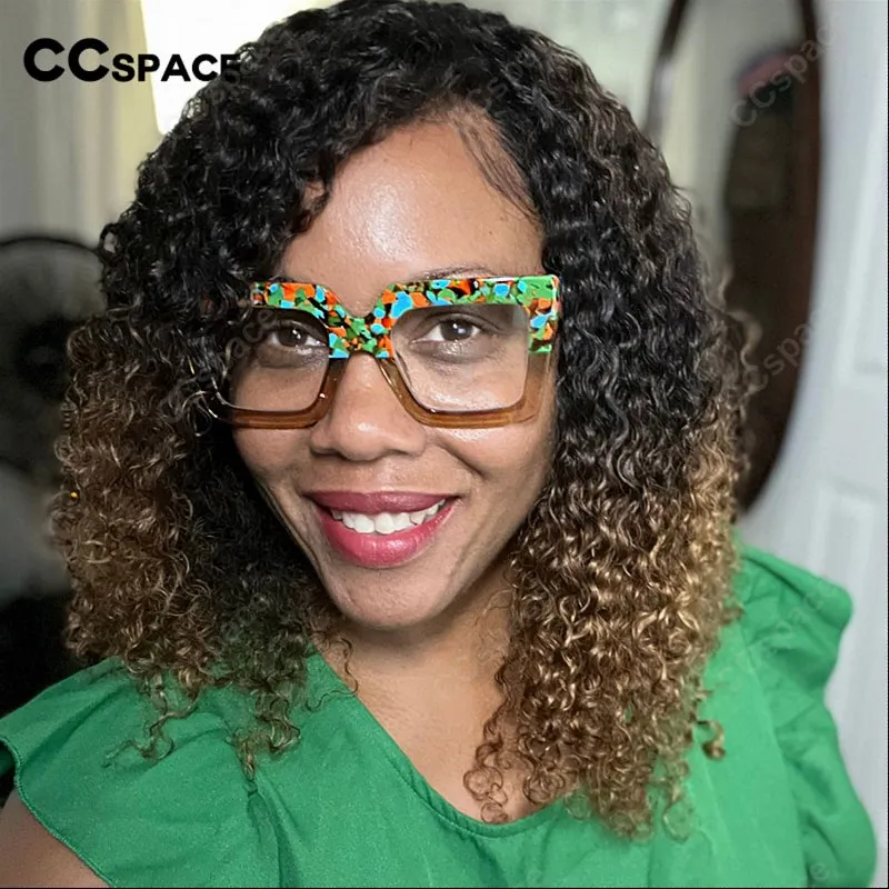 56909 New Fashion Colorful Acetate Optical Spectacle Frame Women