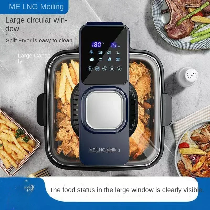 Meiling-freidora de aire automática para el hogar, sartén eléctrica, horno microondas, máquina multifuncional integrada, patatas fritas, nuevo