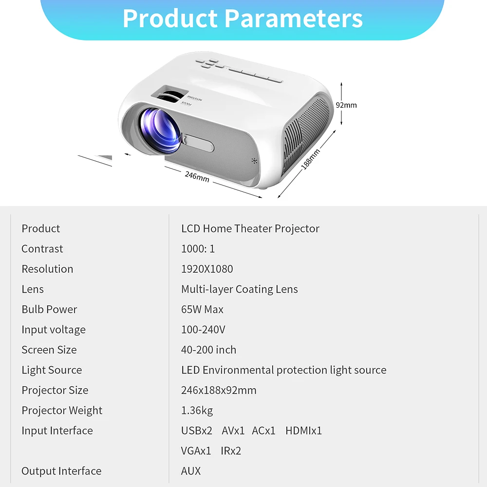 Lumens Theater Mini Projector | Mini Projector 500 Lumens | Mini Projector T9 T9 Mini - Aliexpress