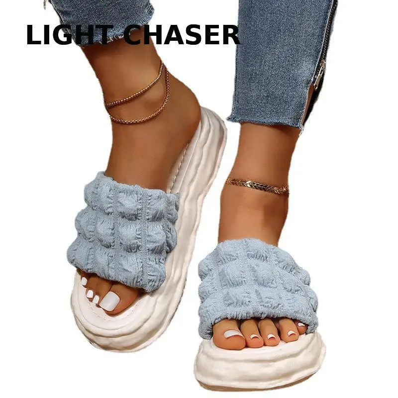 Women Sandals Casual Flat Shoes Female Summer Shoes For Women Flip Flop Women's Platform Slippers Beach Shoes Chaussure Femme