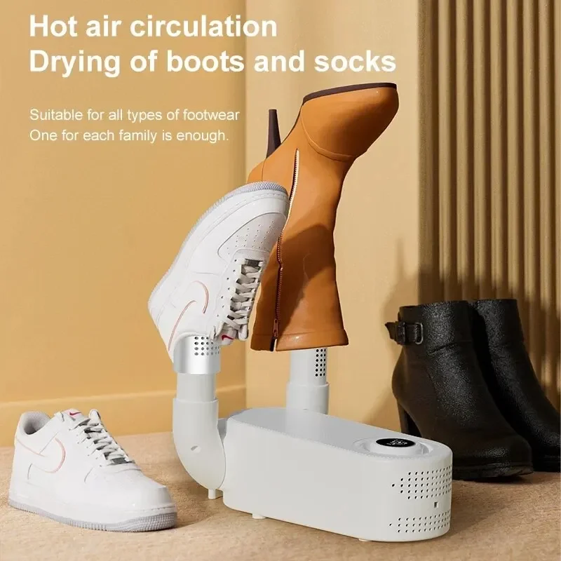 Electric Shoes Dryer Heater Deodorizer Dehumidifier Shoe Drying Machine Portable Foldable Smart Electric Shoe Drying Foot Warmer 5