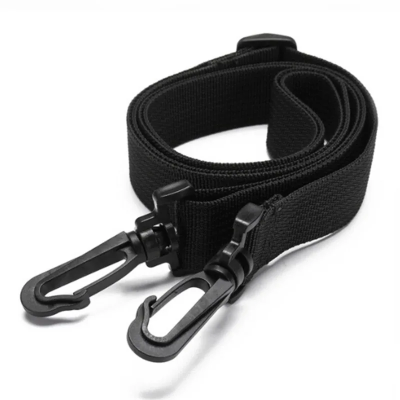2.5cm Wide Computer Bag Strap PP Webbing For Men's Handbag Briefcase Crossbody Bag Shoulder Belts Adjustable Long Bands Black