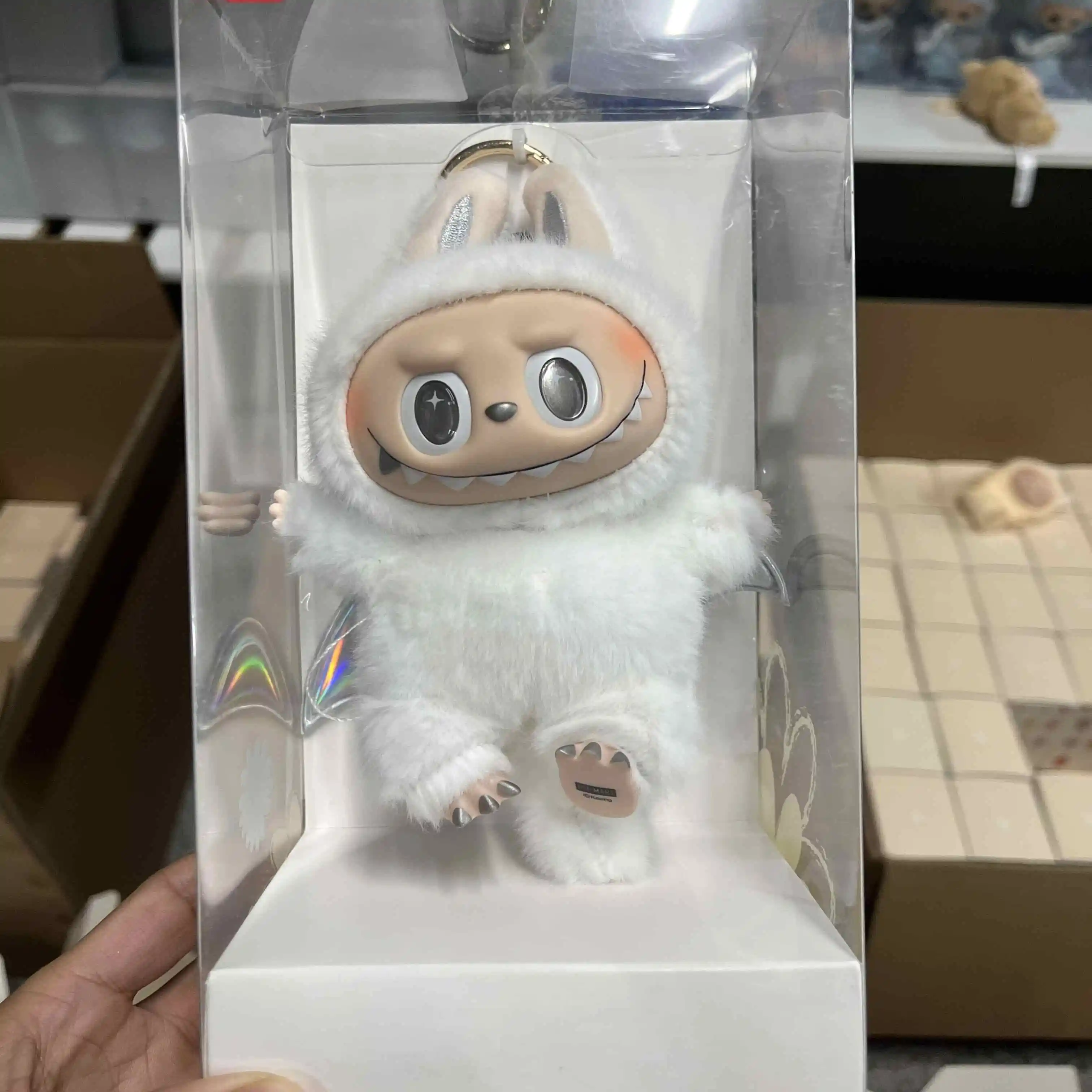 Popmart Angel Leader Cute Labubu Plush Blind Box Bag Pendant