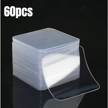 Nastro adesivo biadesivo super resistente 6x6 cm Toppa per adesivi murali nano quadrati trasparenti per nastri impermeabili senza soluzione di continuità per la casa 1
