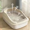 Cat Litter Box Small Size Pet Sandbox for Kitty Anti-Splash Cats Toilet 4