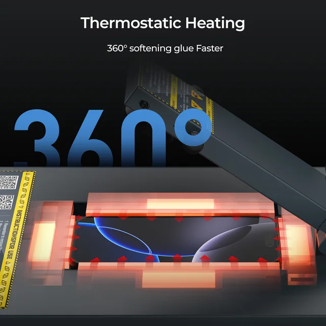 سخان وفتاحة شاشات Xwitzeal CP1 – نظام مزدوج (يدوي وأوتوماتيك) 4