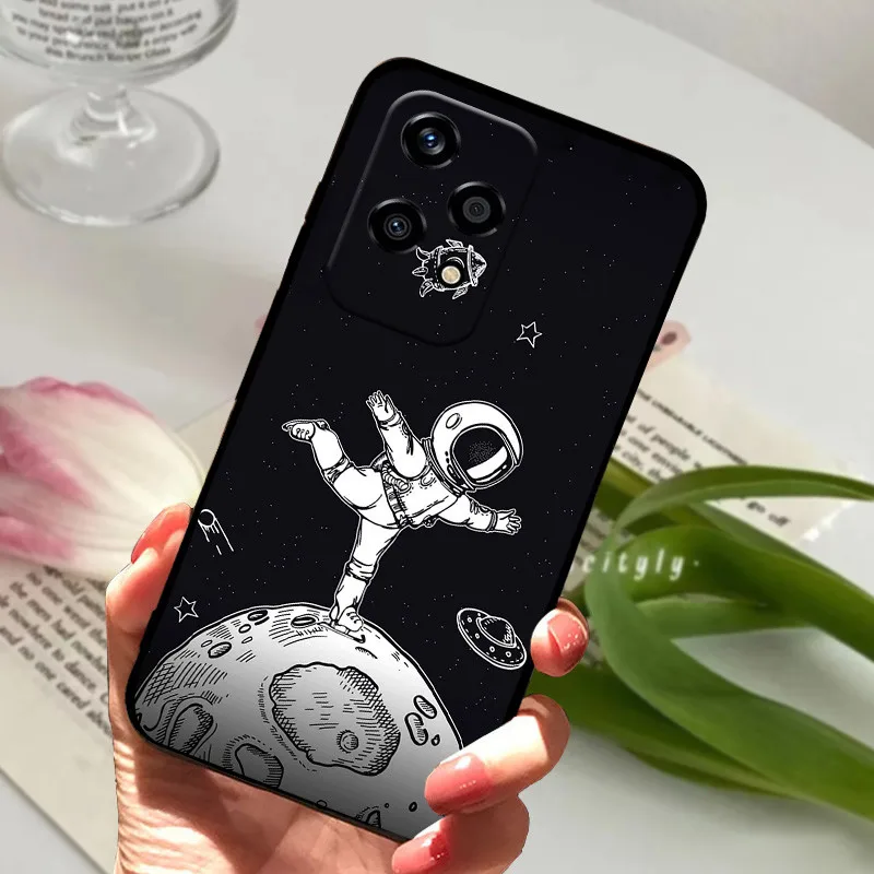 Shockproof Soft TPU Silicone Phone Case - Cartoon Matte Bumper Cover