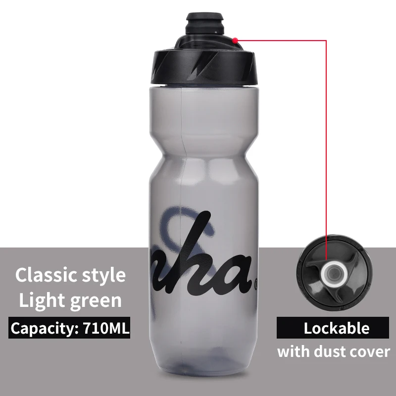 Rapha Cycling Water Bottle 610ml 710ml Leak-Proof Squeeze Jet Lockable