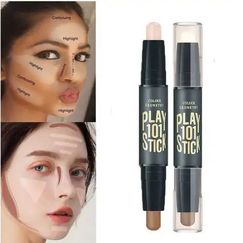 페이스 프로페셔널 파운데이션 컨실러 펜, 오래 지속되는 화이트 다크 서클 코렉터, 컨투어 아이 스틱 펜슬, 화장품 메이크업 2