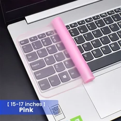 Universal Waterproof & Dustproof Silicone Keyboard Protector (Pink - 15 - 17 inch)