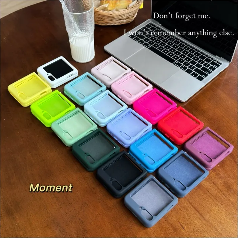 Colorful Matte Liquid Silicone Soft Case - Skin Friendly Folding Shockproof Cover