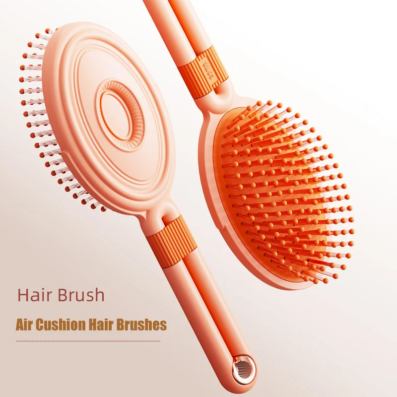Hair Brush Hollow Out Scalp Massage Comb Paddle Cushion Anti-static Fluffy Hair Brushes Professional Hairstyle Tools