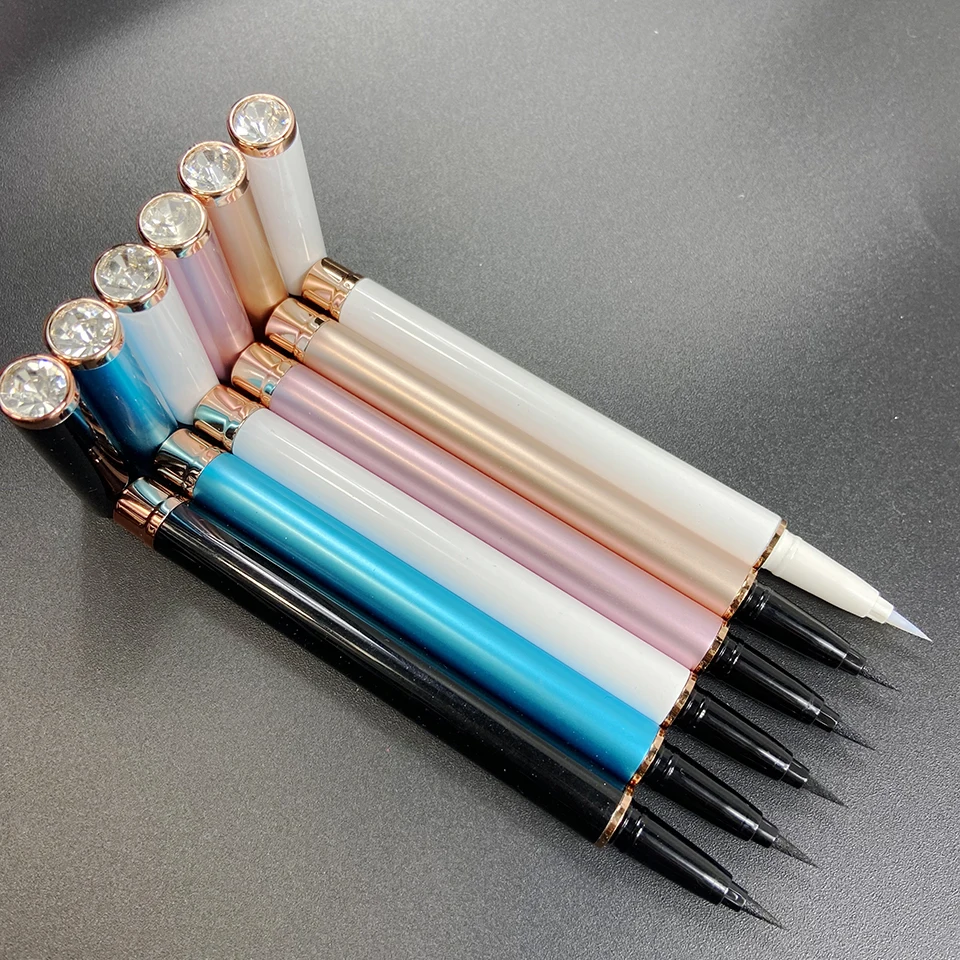 Makeup Tool Eyeliner Glue Pen self-Adhesive Liquid Waterproof Black eyeliner Pencil Cosmetics False Eyelashes 5