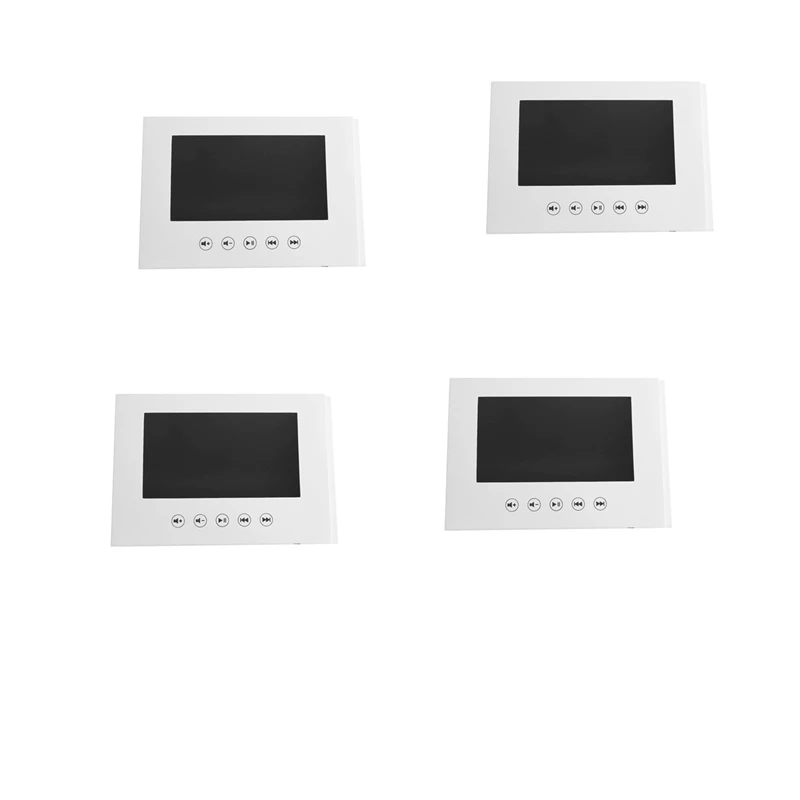 

4X 7 Inch New Video Brochure Cards For Presentations Digital Advertising Player 7 Inch Screen Video Greeting